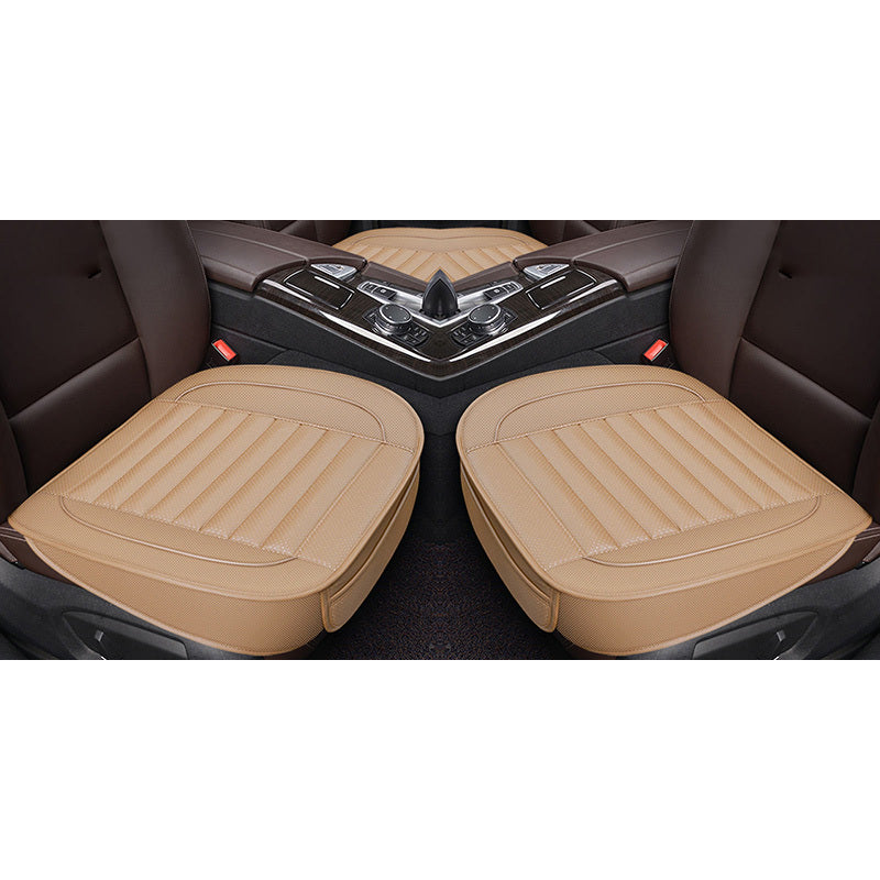 Full leather car seat cushion