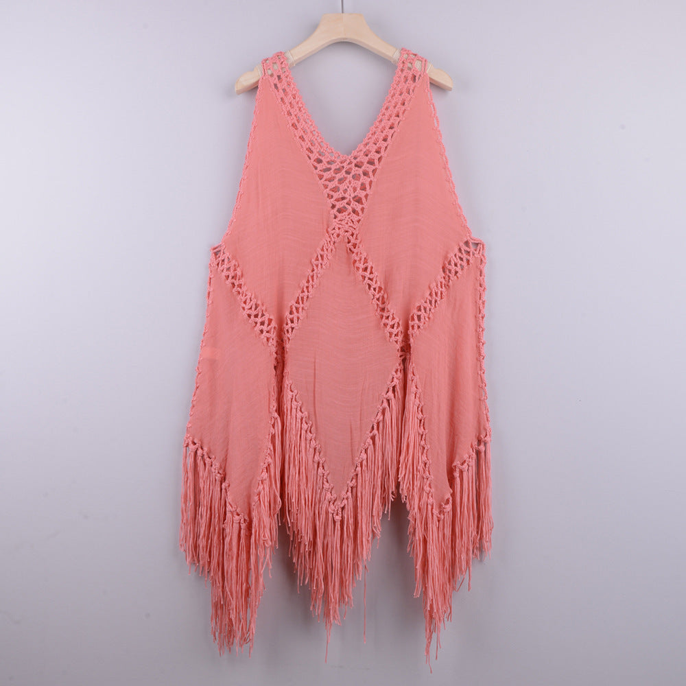 Bikini Cover Up Dress Sexy Bathing Suits Women Swimsuit Coverups For Swimwear Summer Beach Wear Crochet Beachwear