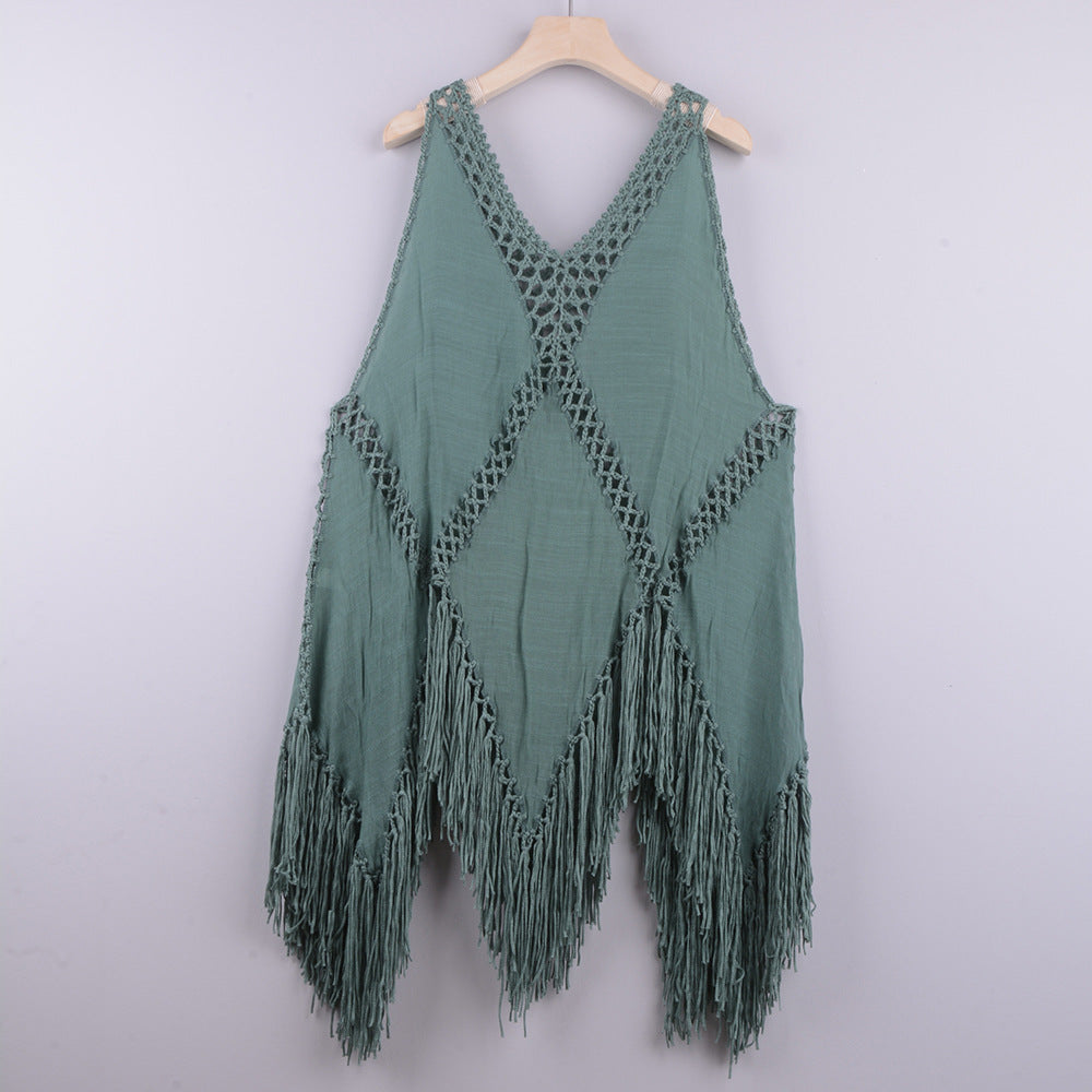 Bikini Cover Up Dress Sexy Bathing Suits Women Swimsuit Coverups For Swimwear Summer Beach Wear Crochet Beachwear