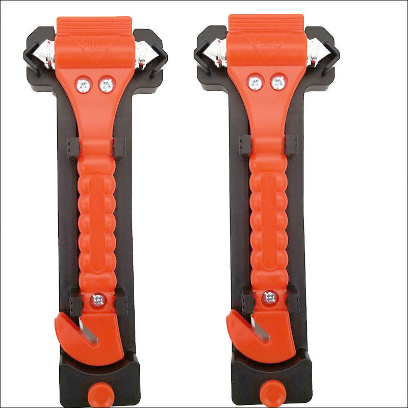 Car Escape Fire Emergency Broken Window Tool Belt Fixed Bracket Hammer