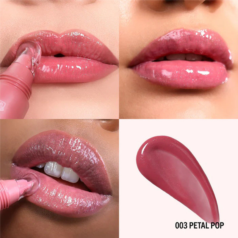 Polypeptide Lip Gloss Yellow Oil Moisturizing Liquid Moisturizing