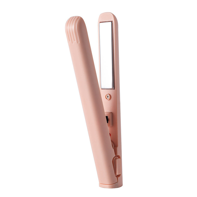 Usb Interface Mini Hair Curler And Straightener Dual-use Hair Curler
