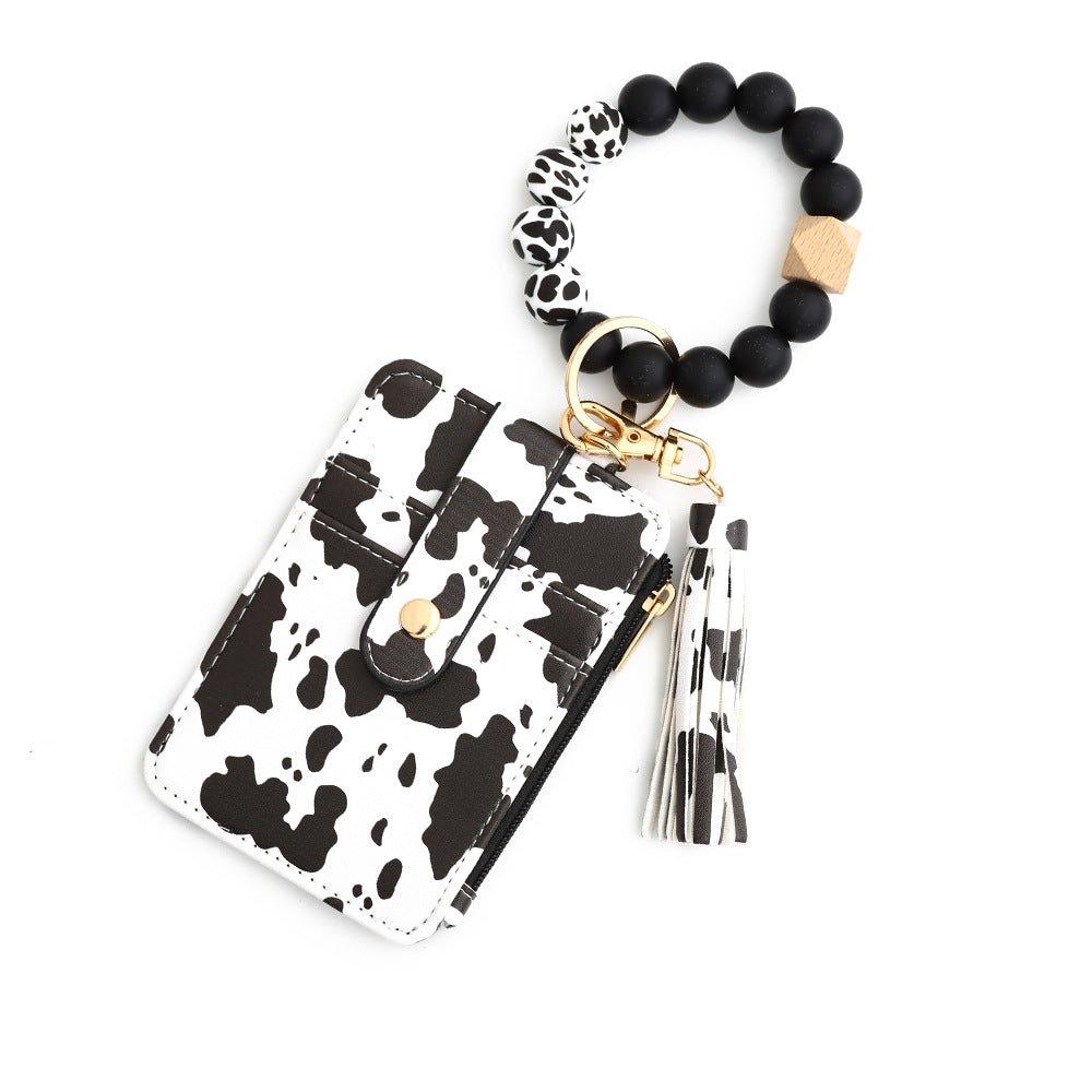 European And American Document Package Folded Card Holder Silica Gel Bracelet