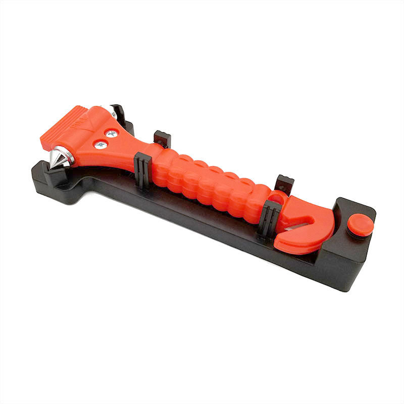 Car Escape Fire Emergency Broken Window Tool Belt Fixed Bracket Hammer