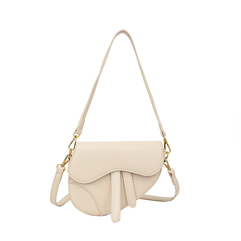 Women's Fashion Saddle Crossbody Bag--Women's Simple Shoulder Saddle Crossbody Bag