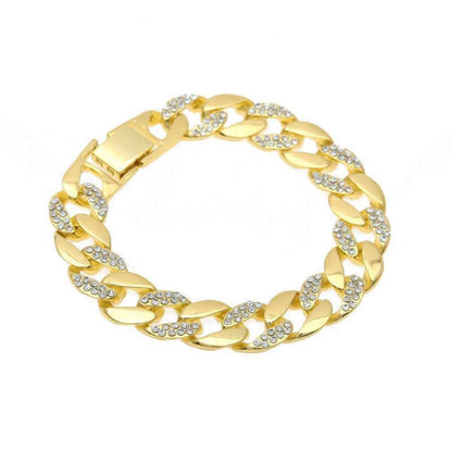 Men's Watches Luxury Brand Fashion Diamond Date Quartz Watch