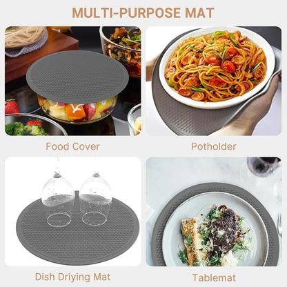 Microwave Splatter Cover Vented For Food With Hook Hole, Splatter Guard & Colander Kitchen Gadget For Food, Meal Prep