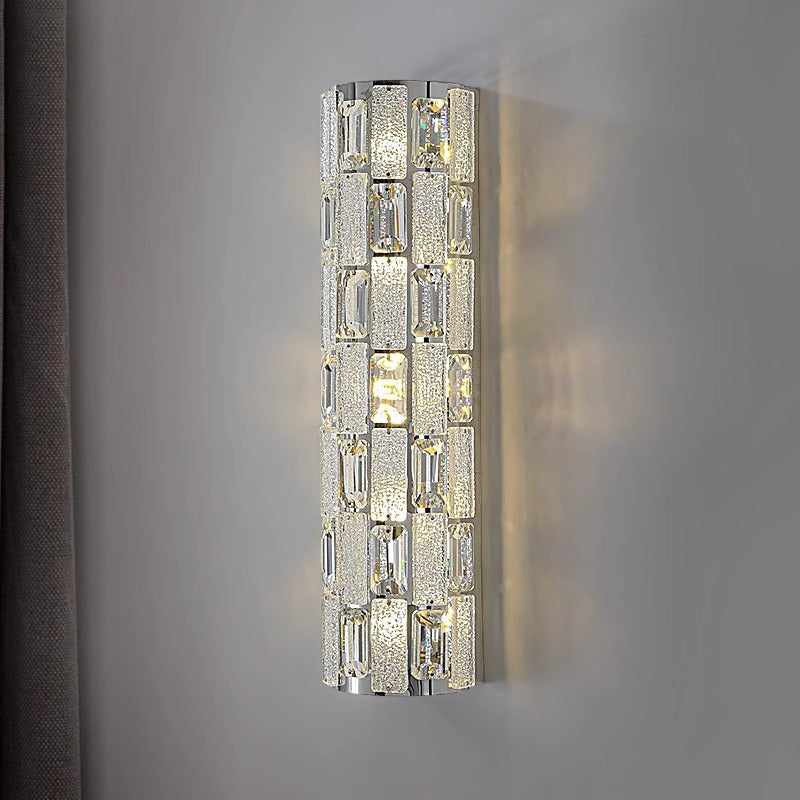 Modern Light Luxury Crystal Wall Lamp Designer Model