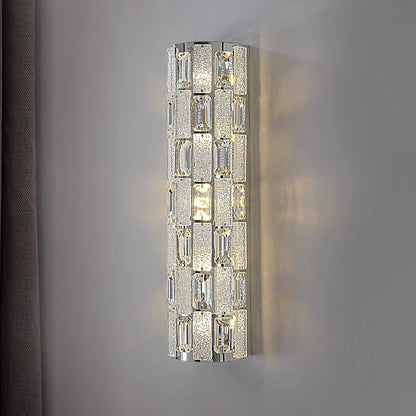 Modern Light Luxury Crystal Wall Lamp Designer Model