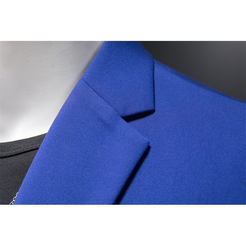 Navy Slim Fit Casual Business Jacket----Business Casual Fashion Suit Jacket Slim Fit