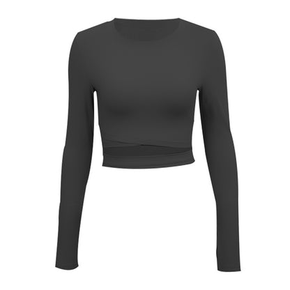 Tight-fitting Navel-bearing Sports Running Gym Yoga Wear