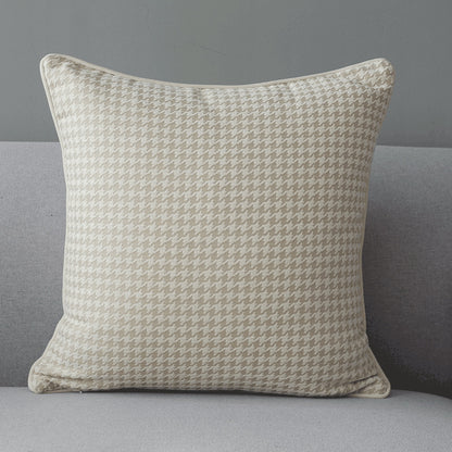 Orange Houndstooth Bag Light Luxury American Pillow Modern Minimalist Ins Nordic Sofa Cushion Designer Pillow