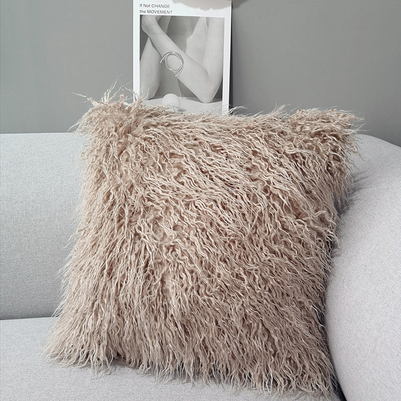 Orange Houndstooth Bag Light Luxury American Pillow Modern Minimalist Ins Nordic Sofa Cushion Designer Pillow