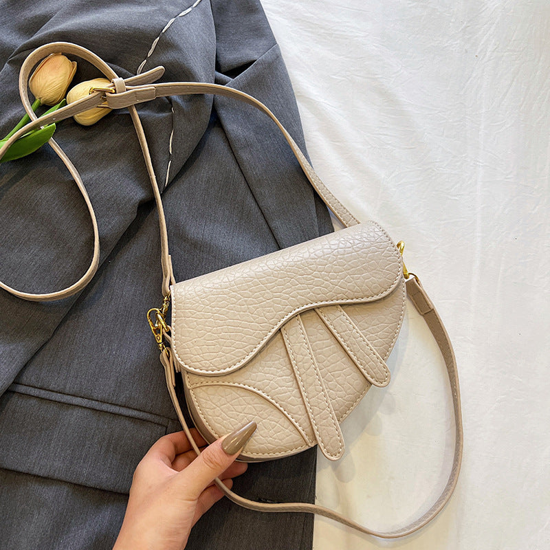 Women's Fashion Saddle Crossbody Bag--Women's Simple Shoulder Saddle Crossbody Bag