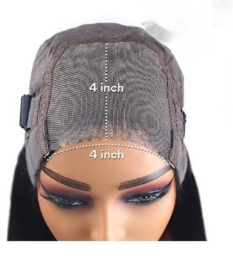 Glueless Wig Human Hair Straight Wig- 10-30 inches