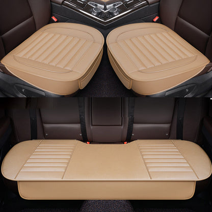 Full leather car seat cushion