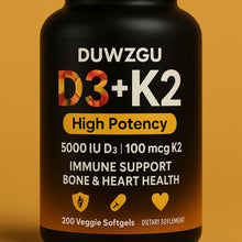 D3+K2 Soft Capsule Vitamin---Immune Support/ Bone and Heart Health