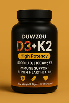 D3+K2 Soft Capsule Vitamin---Immune Support/ Bone and Heart Health