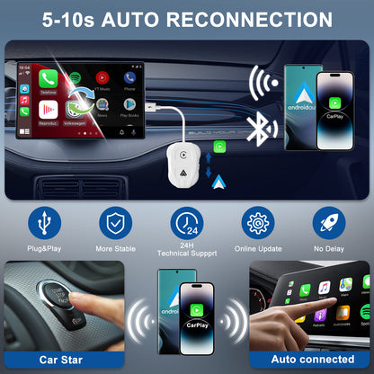 Wireless Carplay Multi-function Mobile Phone Wireless Same Screen Adaptor