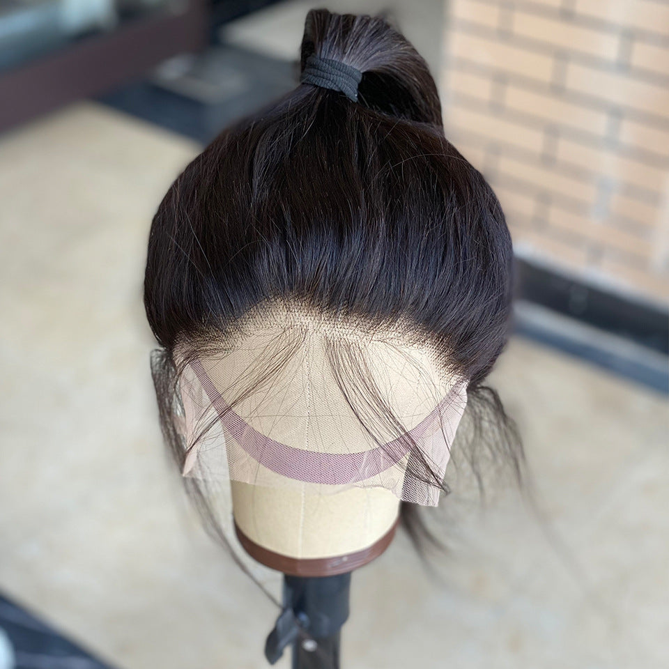 360 Lace Frontal Human Hair Wigs Full Head Wig Real Hair Front Lace 16-30 inches