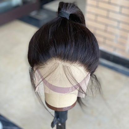 360 Lace Frontal Human Hair Wigs Full Head Wig Real Hair Front Lace 16-30 inches