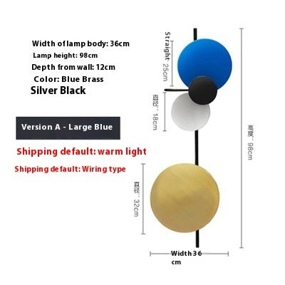 Nordic Post-modern Wall Lamp Designer Creative And Slightly Luxury