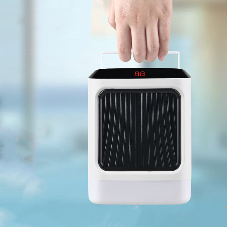 Colorful night light mini hot air blower