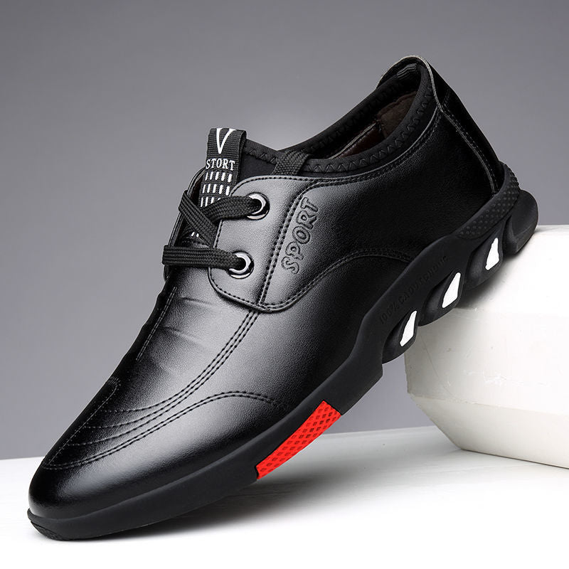 Leather Shoes Men's Leather Spring New Men's Business