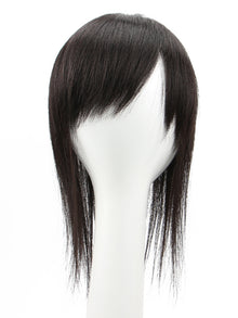 Oblique Bangs Wig Female Natural And Seamless Patch On The Top Of The Head