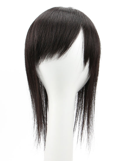 Oblique Bangs Wig Female Natural And Seamless Patch On The Top Of The Head