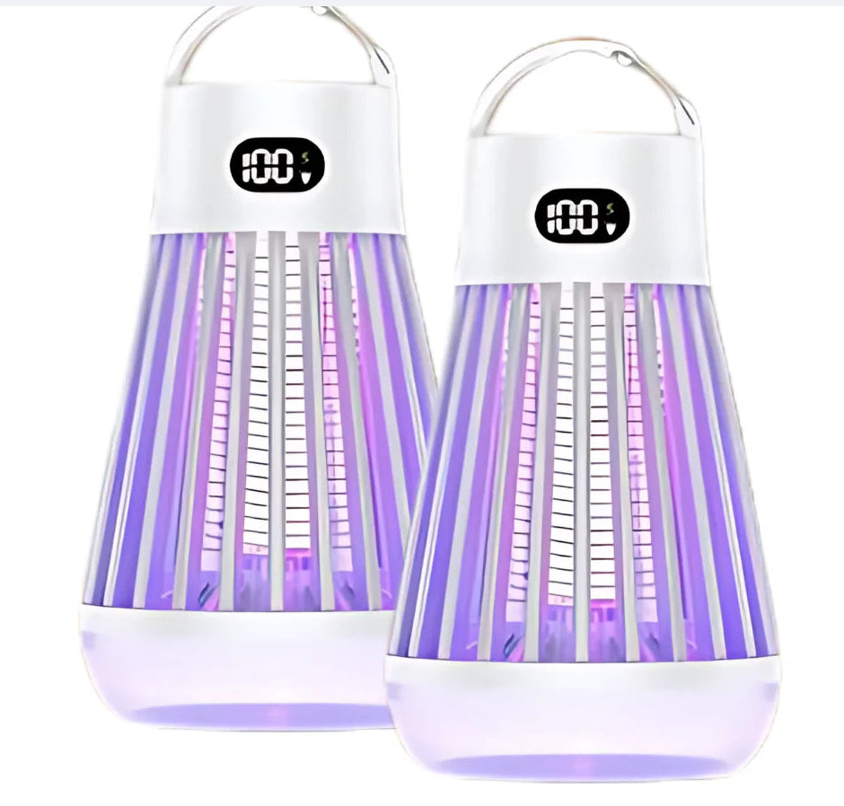 Digital Display Mosquito Killer Lamp Electric Shock Mosquito Trap Light Radiation-less Insect Repellent Trap For Bedroom Outdoor Summer Gadgets