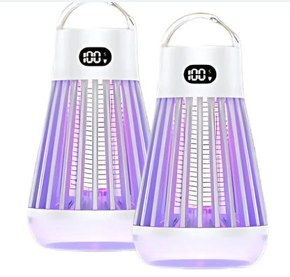 Digital Display Mosquito Killer Lamp Electric Shock Mosquito Trap Light Radiation-less Insect Repellent Trap For Bedroom Outdoor Summer Gadgets