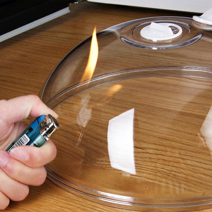 Microwave Oven Splatter Cover High Temperature Resistant Plastic Splash Guard Lid for Kitchen Mini Type