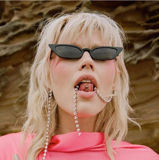 Vintage Sunglasses Women Eye Luxury Brand Designer Sunglasses
