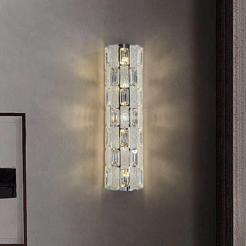Modern Light Luxury Crystal Wall Lamp Designer Model