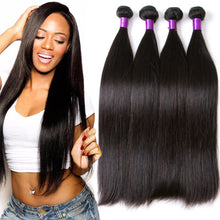 Human hair straight hair Brazilian human straight hair Brazil hot sale natural color- 8-30 inches