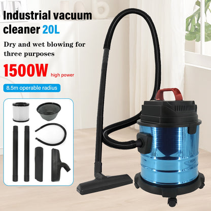 19000Pa Vacuum Cleaner Wet And Dry 20L Cylinder Powerful Compact Blower Cleaner