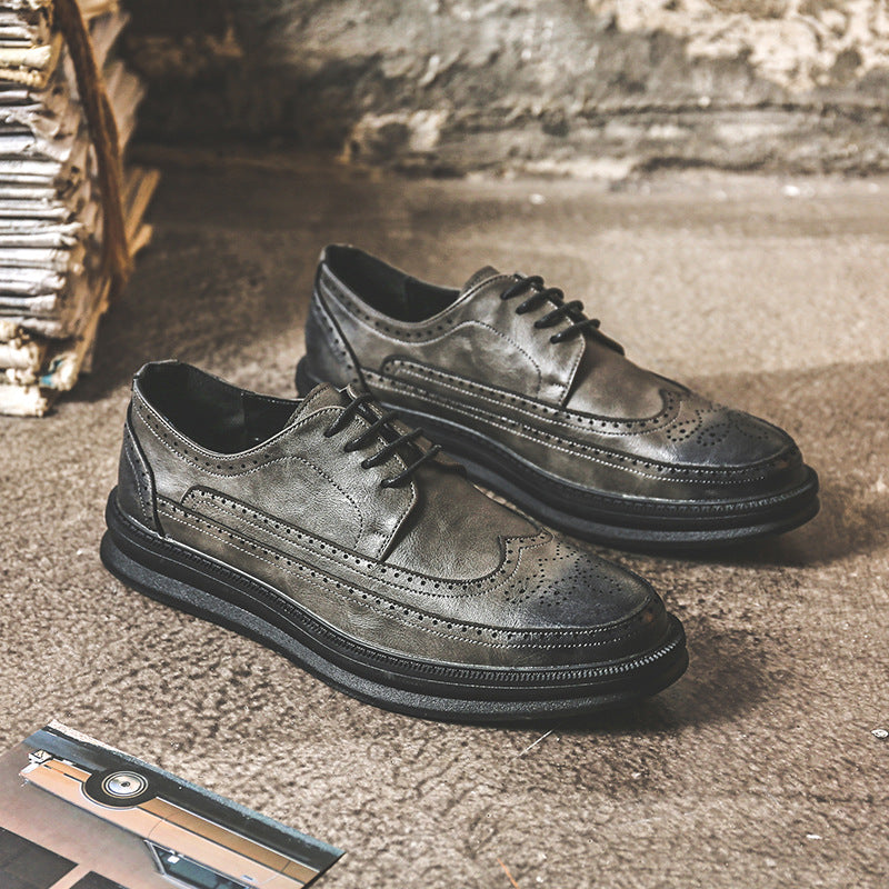 Men's Business Casual Korean Style Trendy British Men's Shoes