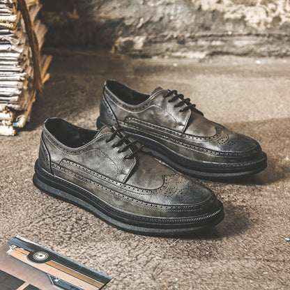 Men's Business Casual Korean Style Trendy British Men's Shoes