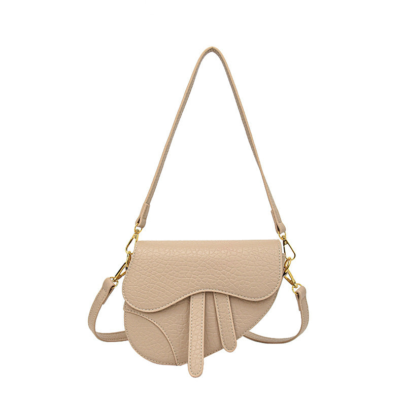 Women's Fashion Saddle Crossbody Bag--Women's Simple Shoulder Saddle Crossbody Bag