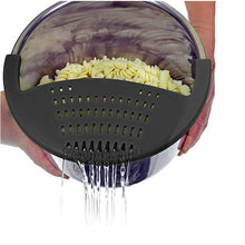 Food Oil Drainer Silicone Pot Pan Bowl Funnel Strainer