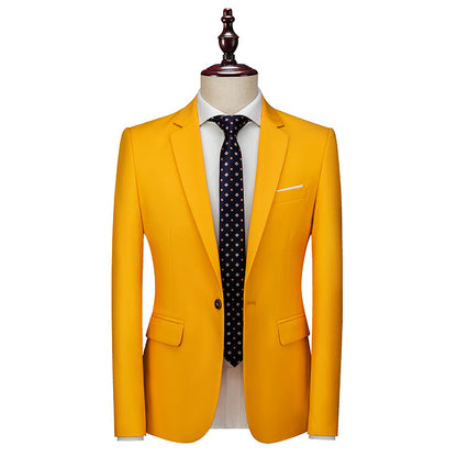 Slim Fit Casual Business Jacket---Slim-fit Korean-style Business Casual Formal Jacket