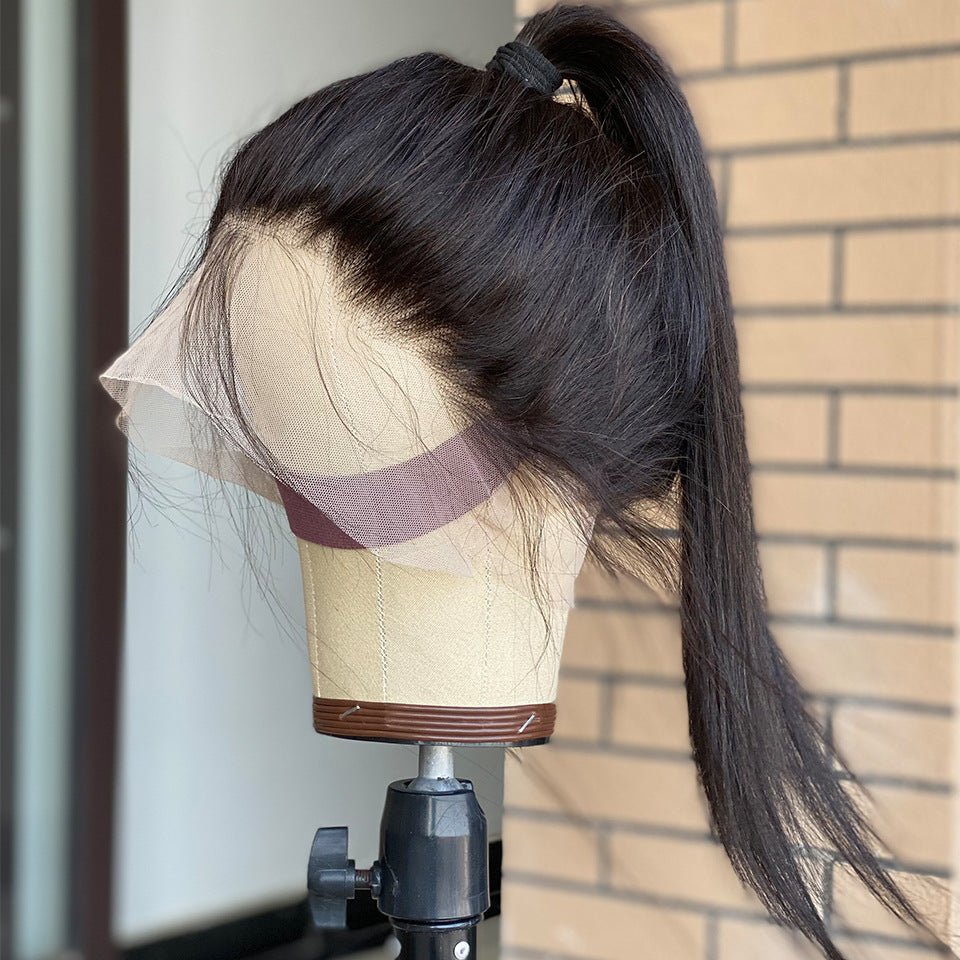 360 Lace Frontal Human Hair Wigs Full Head Wig Real Hair Front Lace 16-30 inches