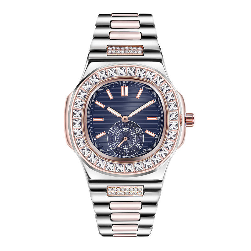 Men's Fashion Alloy Luxury Brand Diamond Gifts Watches