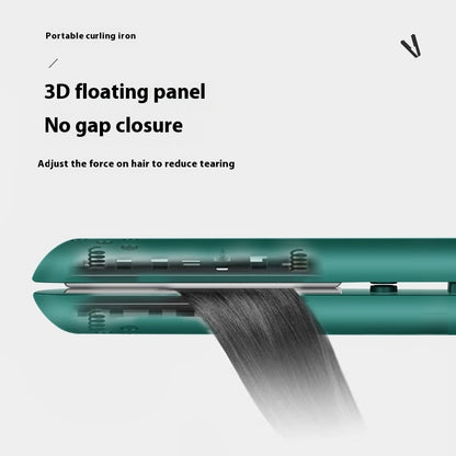 Usb Interface Mini Hair Curler And Straightener Dual-use Hair Curler