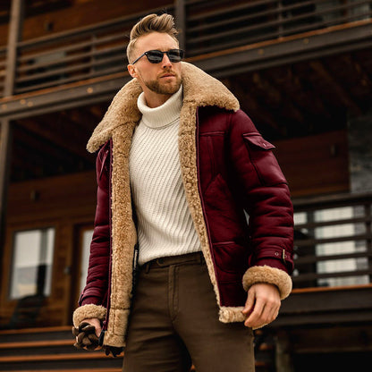 Winter Jacket Men's Military Fleece Warm Jackets Male Fur Collar Coats Army Tactical Jacket