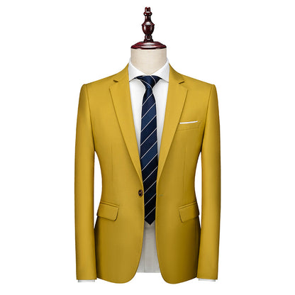 Slim Fit Casual Business Jacket---Slim-fit Korean-style Business Casual Formal Jacket