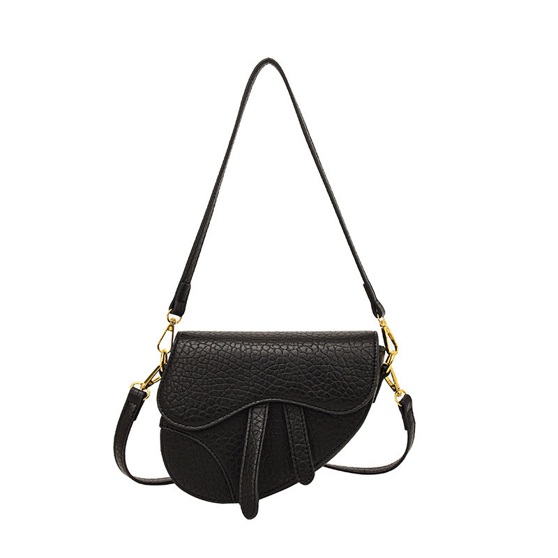 Women's Fashion Saddle Crossbody Bag--Women's Simple Shoulder Saddle Crossbody Bag