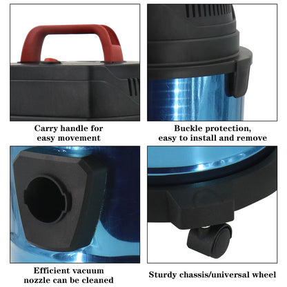 19000Pa Vacuum Cleaner Wet And Dry 20L Cylinder Powerful Compact Blower Cleaner