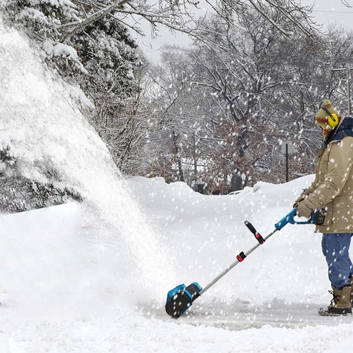 Essential Winter Hand-Pushed Portable Lithium-Battery Snow Blower For Home Use